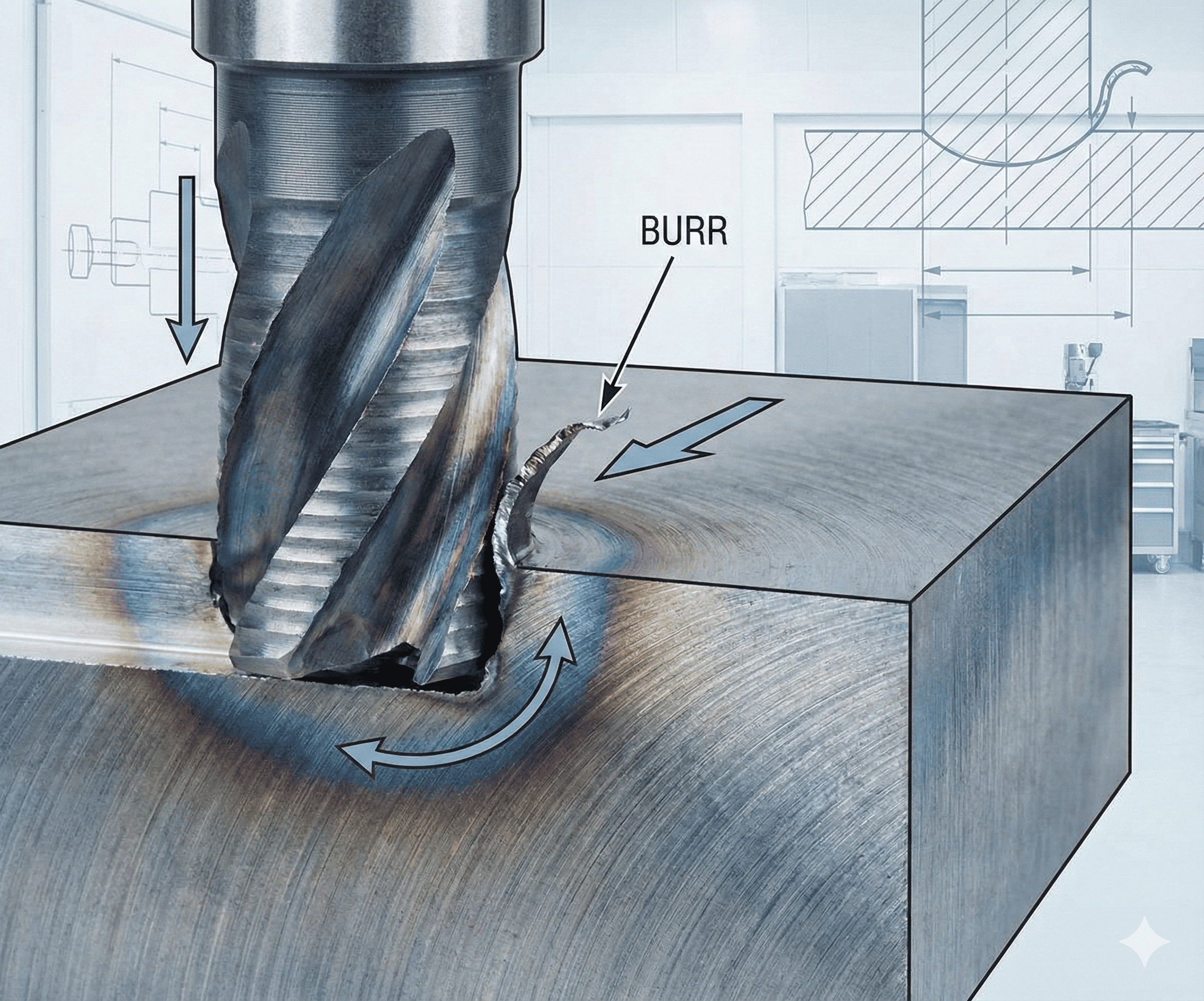 ¿Qué es una rebaba?